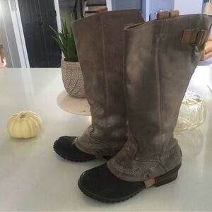 Sorel Slimpack Tall Riding Boots Size:8
